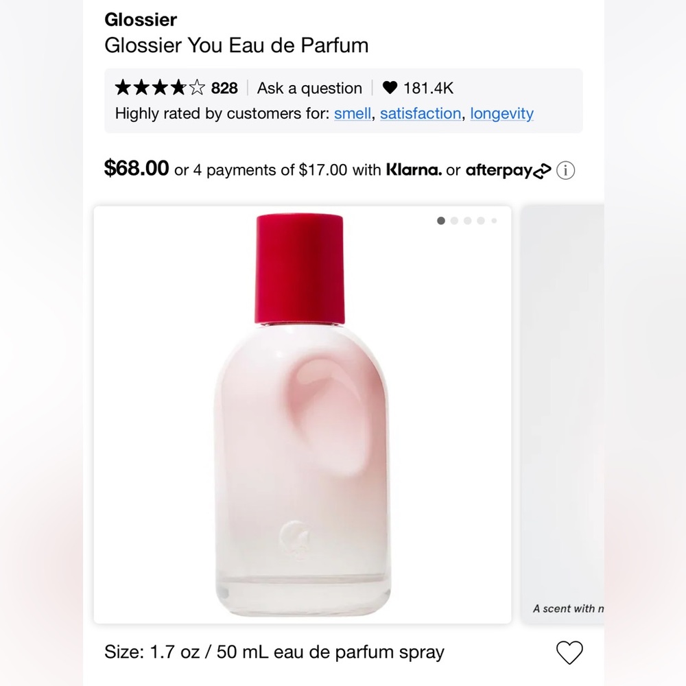 Glossier You perfume